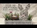 Dollar Tree🌲Bunny 🐰 Makeover and Clothespin Fence