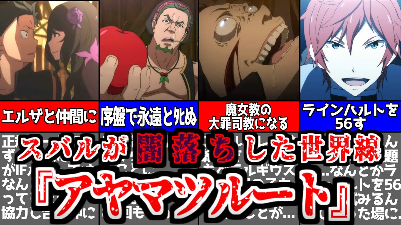 リゼロF]スバルが闇落ちし魔女教大罪司教の