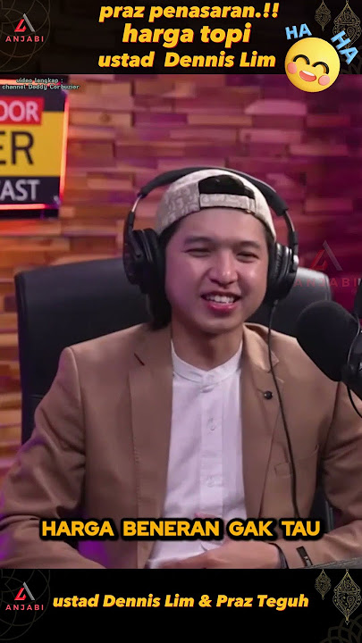 praz teguh penasaran sama topi  ustad dennis Lim #feedshorts #shorts #dennislim #podcast