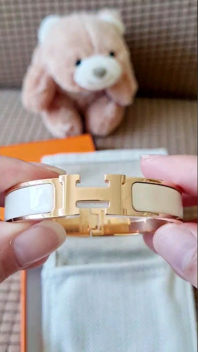 Hermes Clic H Bracelet, Beige, 【Inventory Required Check】 PM