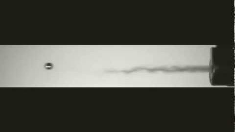 BB exiting the gun: High speed imaging for machine vision example
