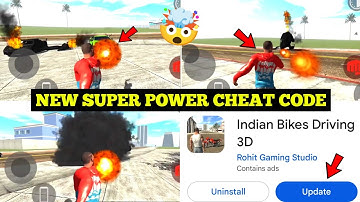New Super Power Cheat Code in Indian Bike Driving 3D 🤯🔥| New Update Cheat Code| Harsh in Game 
