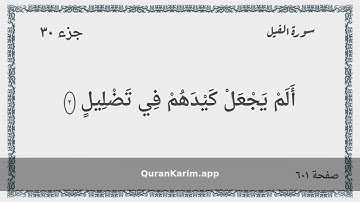 105 - سورة الفيل - Surah: Al-Fil - Maher Al Mueaqly ماهر المعيقلي