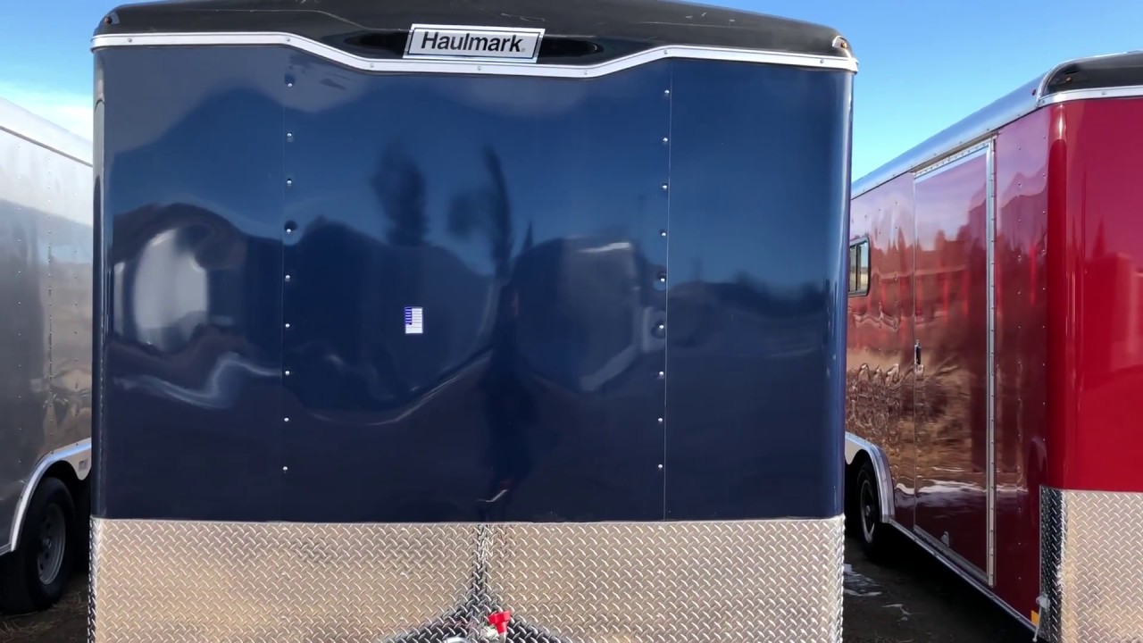 car hauler 5 car for sale New 8.5x18 Insulated with windows Haulmark Car Hauler / Toy Hauler