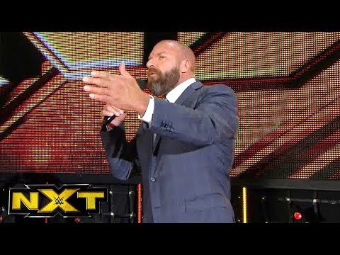 Triple H thanks the NXT Universe in Orlando for braving the aftermath of Hurricane Irma