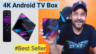 Latest 4K Android TV Box | H96 MAX Android TV Box | Unboxing And Review In Hindi | 2021 