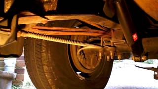 Real time action of axle wrap when torque is applied. Turbo JED