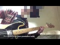 【bass cover】キャンドルの灯を/9mm parabellum bullet