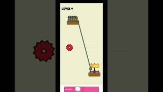 rope rescue level 9 Android gameplay #roperescue  #playstoregames #androidgame #satisfyinggame screenshot 4