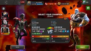 Rank 4 Dr Voodoo vs The Champion Boss Takedown in AW