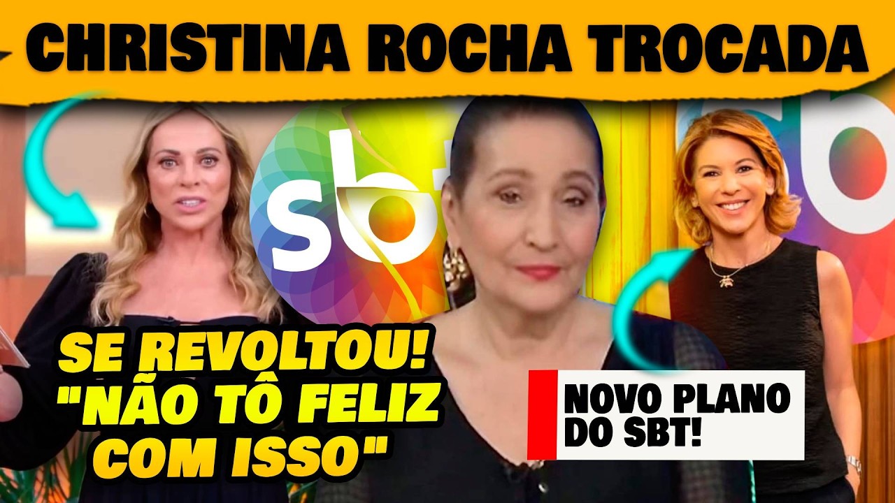 🚨 Christina Rocha é trocada no SBT, se revolta e Sonia Abrão pode assumir