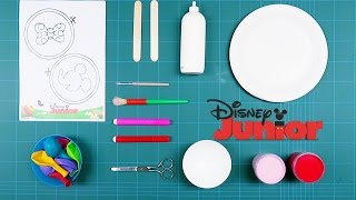 Balloon Tennis | DIY Craft | Disney Junior