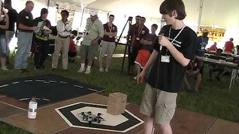 Robofest Hexapod Robot Sumo during IGVC 2011 at Oakland University