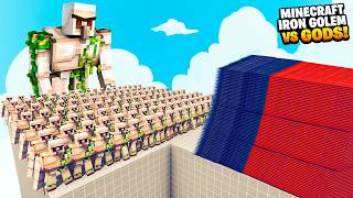 200x MINECRAFT IRON GOLEM + 1x GIANT vs EVERY GOD - Totally Accurate Battle Simulator TABS screenshot 4