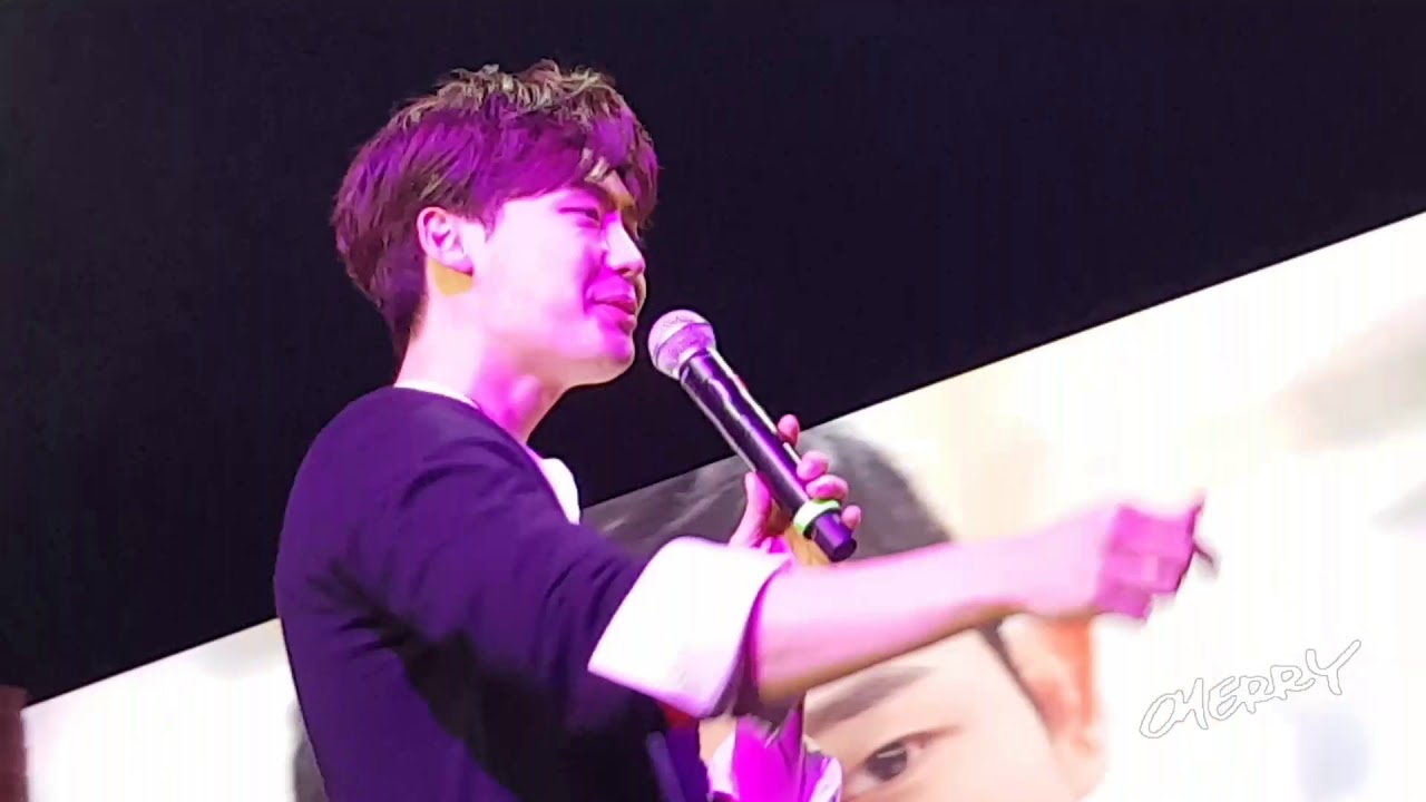 181118 Lee Jongsuk Crank Up Fanmeeting in Manila - Come To Me + Message to Fans