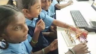Robotics STEM Project Practice Sessions - Junior Grades at GHPS, Makanahalli!