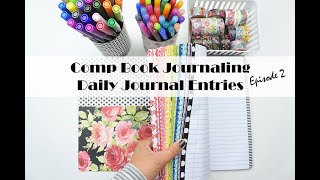 Ep. 2 Fun Designs for Your Daily Journal Entries Composition Book
