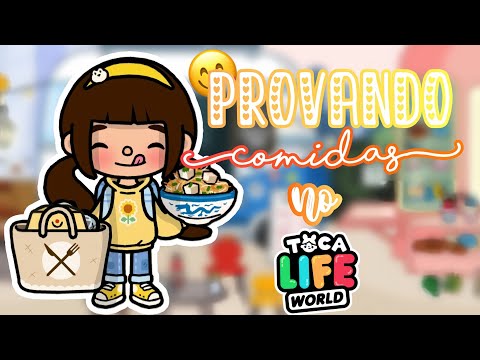 PROVANDO DIVERSAS comidas NO TOCA LIFE😋