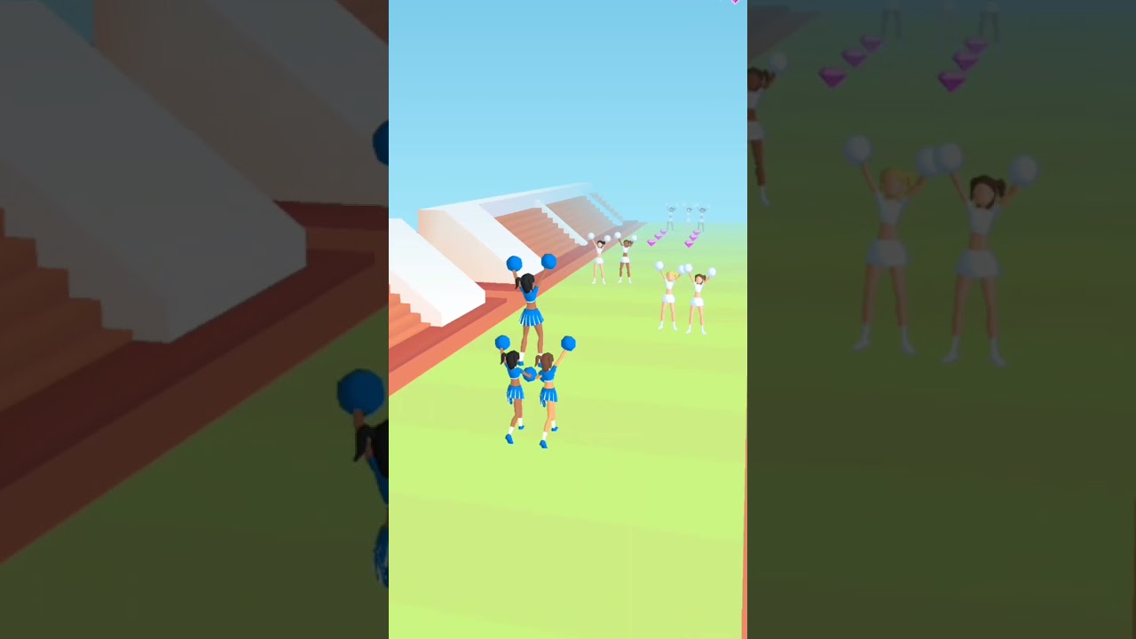 Cheerleader Run 3D - Gameplay All Levels #1