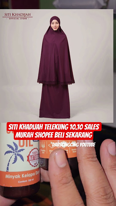 Siti Khadijah Telekung 10.10 sales Murah Shopee Deals  #shopeehaul #ShopeeLagiMurah #ShopeeMY