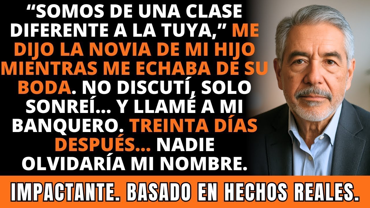 En la Boda de Mi Hijo, Su Novia Gritó: “¡Fuera!” Entonces Cancelé Todo. IMPACTANTE