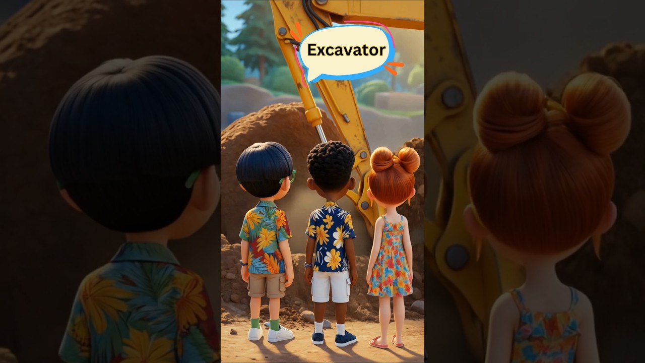 Fun facts about Excavators | Educational #educational #kids #kidslearning #excavator