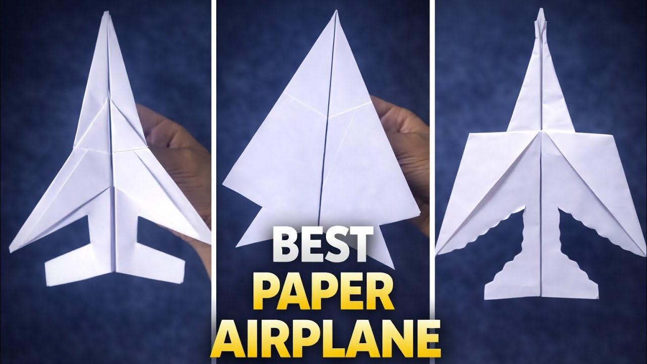HOW TO MAKE 3 PAPER PLANE| FIGHTER, BIRD, AIRPLANE| VERY EASY PAPER| PaperCraft Lab 