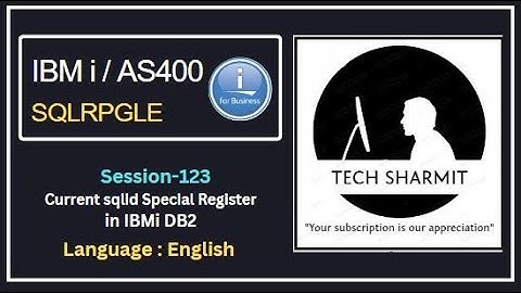 Current sqlid Special register in db2 sql | SQLRPGLE | ibmi training | sqlrpgle as400 | ibmi db2 |