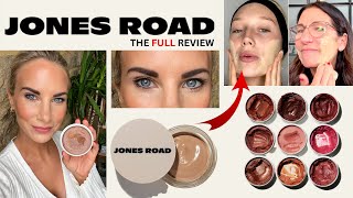 JONES ROAD UK FULL FACE MAKEUP REVIEW HAUL MIRACLE BALM FLUSHED BRONZE WTF FOUNDATION BEIGE MEDIUM