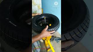 TVS NTORQ 125 back wheel tubeless tyre fitting # tyre # vehicle #mechanic