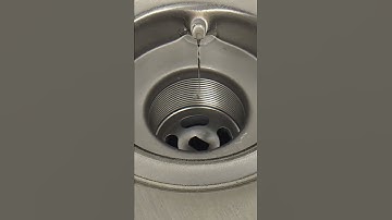 some more water down the drain