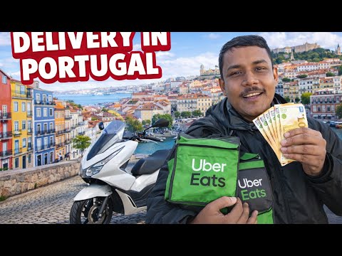 পর্তুগালে Uber Eats করে দিনে কত টাকা ইনকাম? সত্যি হিসাব দেখালাম!