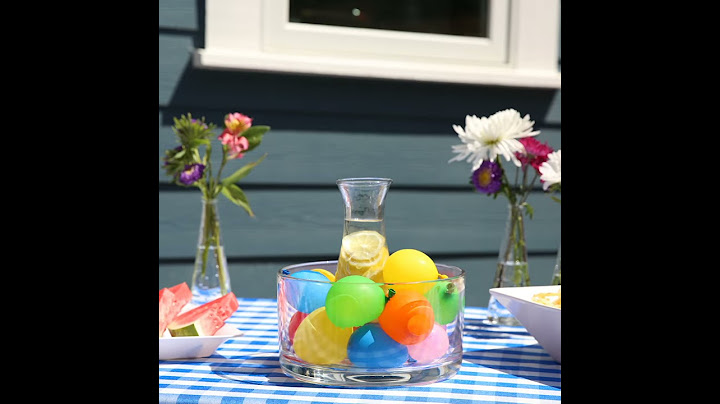 Summer Party Idea: Frozen Water Balloons Decoration | Zillow