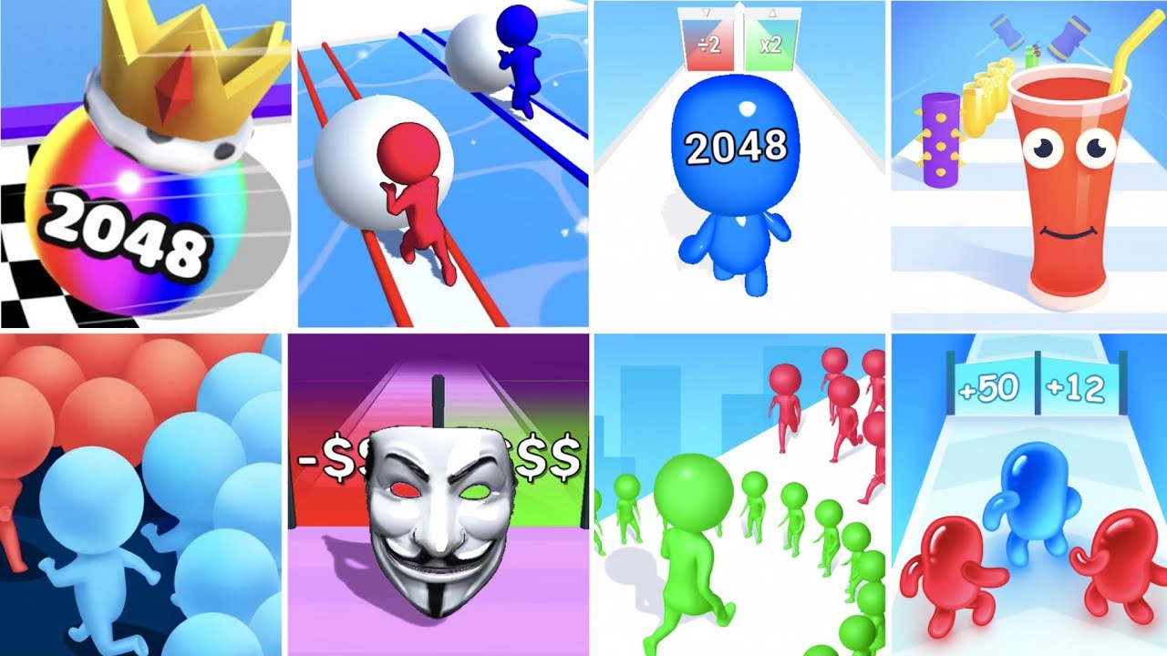 Snow Race Vs Juice Run 💥💥💥Tiktok All Games Max Levels 1-9999 Gameplay