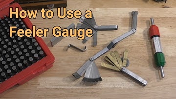 How to use a Feeler Gauge. The best way to feel with a feeler gauge.