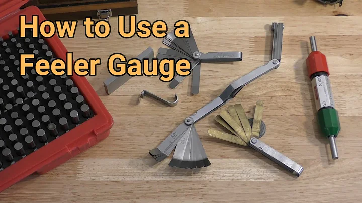 How to use a Feeler Gauge. The best way to feel with a feeler gauge.