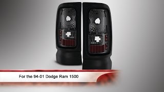 94-01 Dodge Ram 1500, 2500, 3500 Euro Style Tail Lights