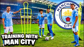 I TRAINED WITH MANCHESTER CITY! Ft. Jack Grealish, Rico Lewis, Matheus Nunes 🤩