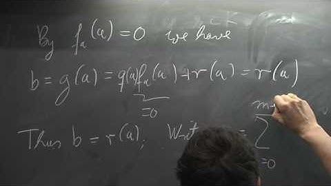 Algebraic Geometry - Lothar Göttsche - Lecture 14