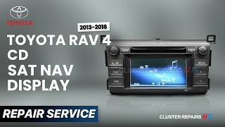 Toyota RAV4 Sat Nav Touchscreen Repair 2013–2016 | Black Screen, Cracked Display & Touch Faults