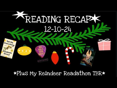 Reading Recap-A Bookish Update for 12-10-24