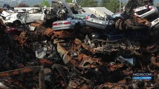 After 5-alarm fire, cars pile up again at NW Metals
