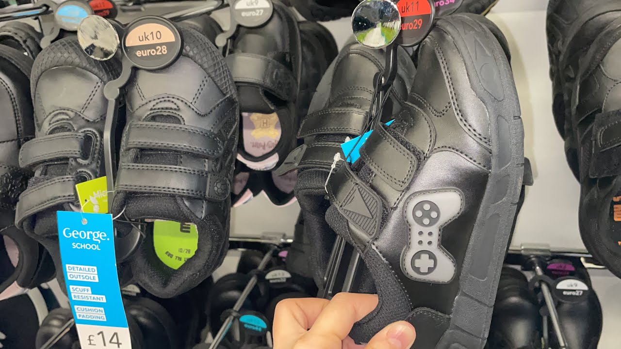 asda boys school shoes
