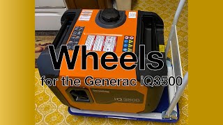 Wheels for the iQ3500 Generator by TerrellWSmith 1,035 views 1 year ago 1 minute, 42 seconds