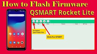 QSMART Rocket Lite Flash File Firmware Flashing Pac File Rom Install By SPD Flash tool