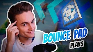 BOUNCE PAD PLAYS! | Norsk Fortnite