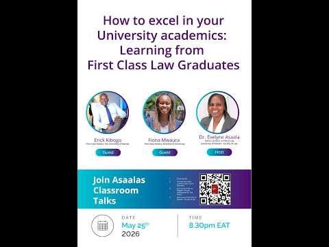 How to excel in your university academics: Learning from First Class Law Graduates