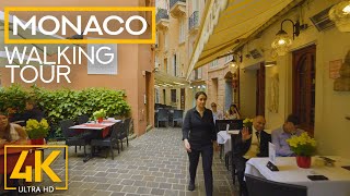4K Walking Tour through the Streets of MONACO - Exploring a Microstate on the French Riviera