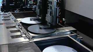 Video of chamfering equipment in silicon wafer production line