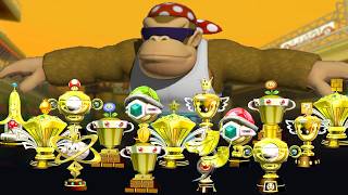 Getting EVERY Gold Cup in Mario Kart Wii